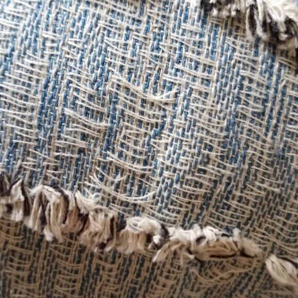 'DEMDACO' NWT 'YOUR JOURNEY' Pillow Indigo mixed media - Picture 12 of 16